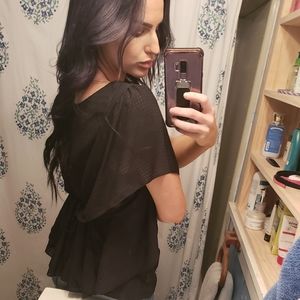 Black Who What Wear Top